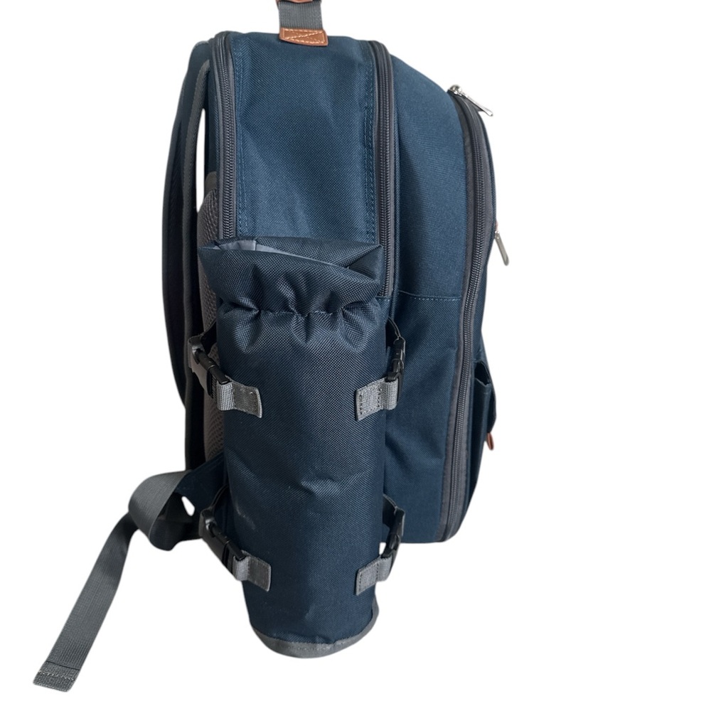 Sunflora Picnic Bagpack Set for 4 People in Navy Blue - Picture 6 of 10